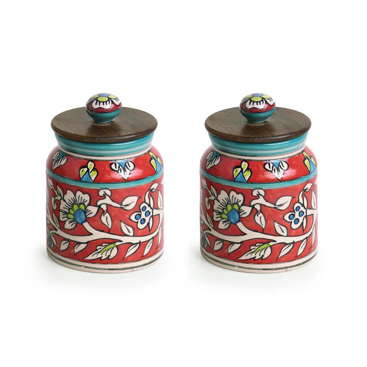 ceramic Red jar
