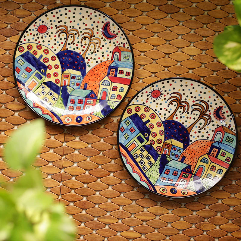 hand painted dinner set {36 pices}