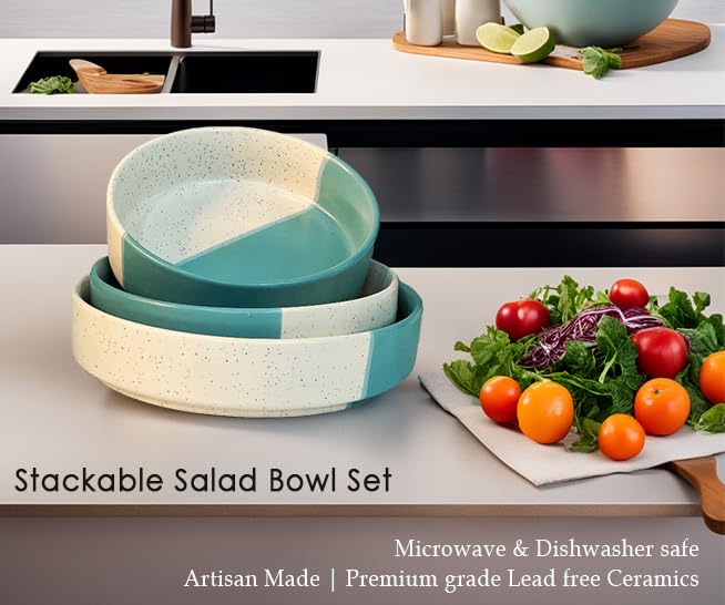 CEramic salad bowl set of 3