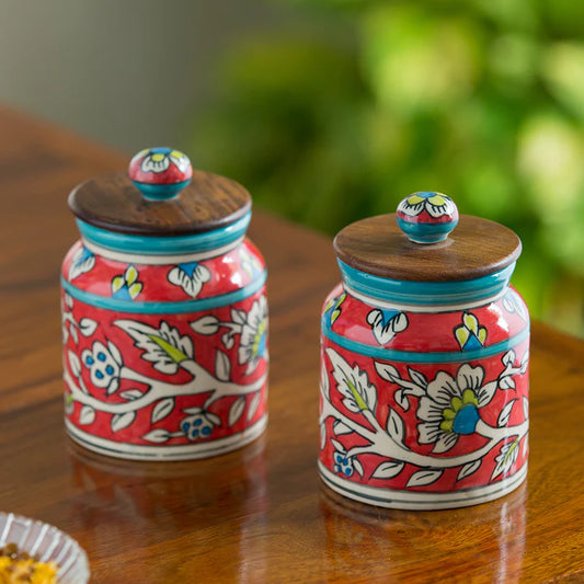 ceramic Red jar
