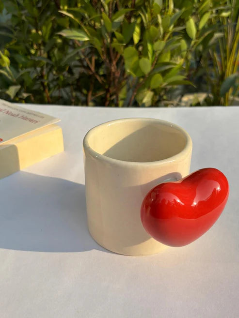 HEART MUG RED